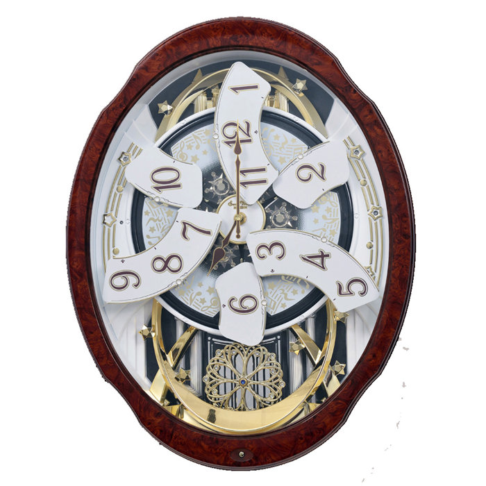 Rhythm Magic Motion Wall Clock & Reviews Wayfair